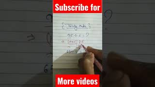 Tricky math #shorts #youtubeshorts #shortsfeed #trickymath #mathshorts