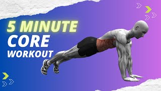 5 Min Core Workout | Best Core Exercises| Core Strength Routine | Best Core Strengthening Exercises