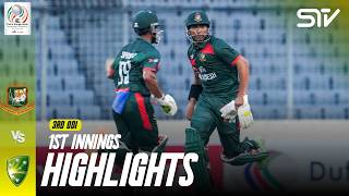 1st Innings Highlights | Bangladesh vs Australia | Match 03 | ODI Series 2026 | M9K1K