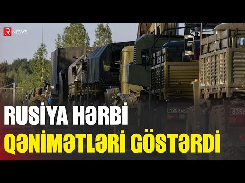 RUSİYA HƏRBİ QƏNİMƏTLƏRİ GÖSTƏRDİ - RTV