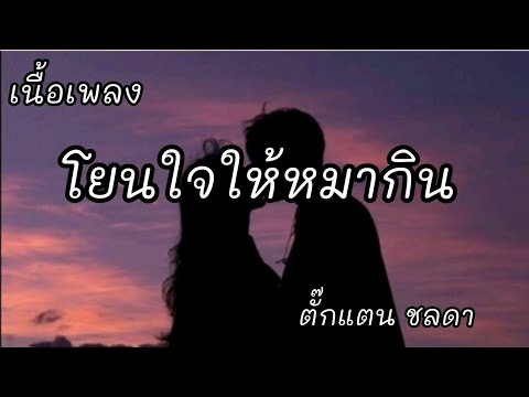 โยนใจให้หมากิน -​ ตั๊กแตน ชลดา [เนื้อเพลง]​