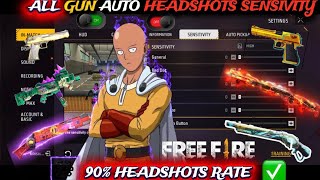 Free Fire Auto Headshot Trick 2026 Sensitivity | 2gb, 4gb, 6gb Ram Headshot Sensitivity Setting