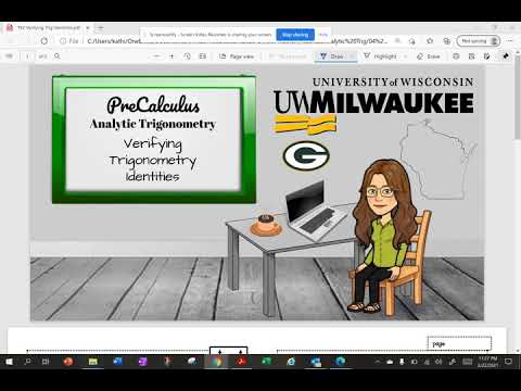 Verifying Trigonometry Identities