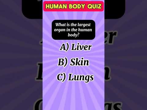 🧠 HUMAN BODY QUIZ: 5 Questions in 60 Seconds! (Can You Ace It?)#quiz #trivia #knowledge