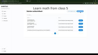 Learn math online Examhub
