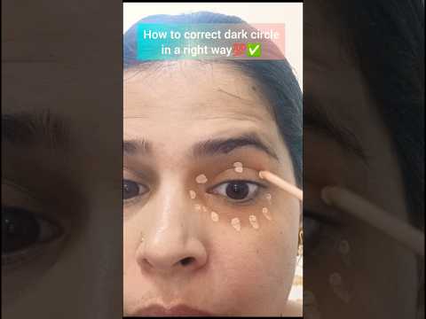 How To Do  Dark Circle Correction ✅✨#shorts #makeup #trending