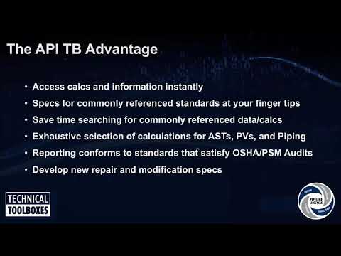 Webinar Series - API 653 Reporting & The Pipeline HUB Data Integration Environment