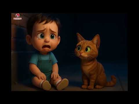 Cat And Rat Hindi Bedtime Stories - Cat's Lost Child - Hindi Rhyme- Kids Poem - Hindi Bedtime Poems