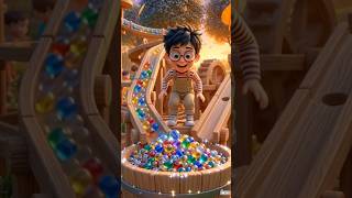 Jaduyi Marble Machine! ✨🎢💎#MarbleRun #Satisfying #Magic #Gems #Shorts #ASMR #Visuals #usa #india