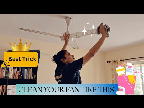 Fan Cleaning🧹🫧| Clean Fan Like  A Pro | How To Clean Fan | फॅन साफ कसा करावा?