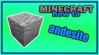 How to Find, Craft, and Use Andesite! | Easy Minecraft Tutorial