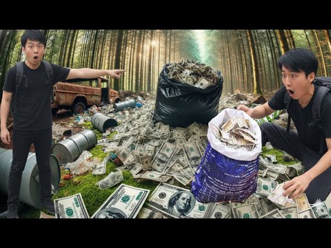 WOW WOW! Incredible Gold and Money Discovery in the River! #gold