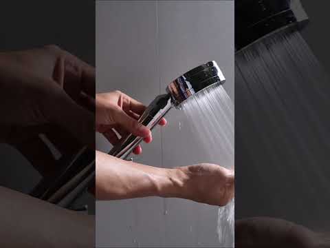 STARBATH Shower Head with Filter Against Limescale, Water-Saving, Chlorine Removal, 2 Jet Types