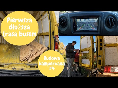 Pierwsza dłuższa trasa busem zaliczona | Budowa Kampervana #4