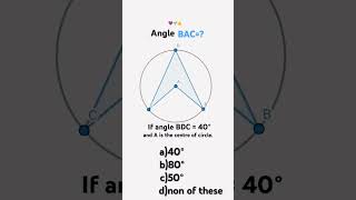 find Angle BAC#maths #geometry #geometrymath #mathematics #findout..@Mathsworld3602