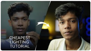 Cinematic Lighting Techniques in Hindi | Low Budget Lighting for You tube Videos