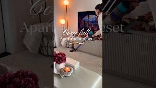 Fall weekly apartment reset 🍂 #cleaningmotivation #asmrcleaning #cleanwithme #cleaning #fallvibes
