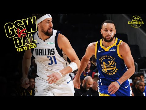 Golden State Warriors Full Team Highlights vs Mavs | Feb 23, 2025 | FreeDawkins