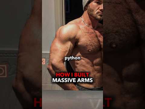 How I Built Massive PYTHON Arms In Under A Year 💪✅ #testosterone #testosteronetips #fitnesstips