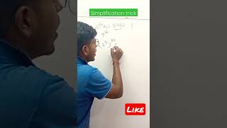 Mathstrick14#simplificationtrick#mathstric#railwaygroupd