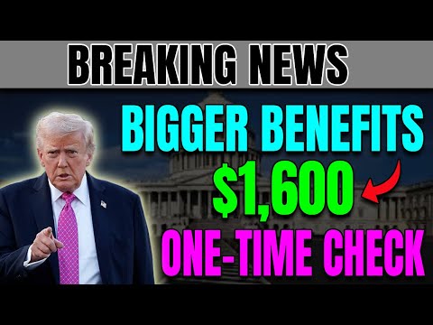 Breaking:Seniors Win Bigger Benefits – One-Time $1,600 Bonus Check for Social Security, SSDI & SSI!