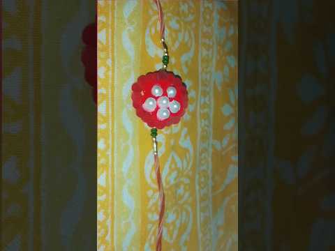 Diy Cute Rakhi🦪 | How to make rakhi #diy #handmade #rakhi #trending