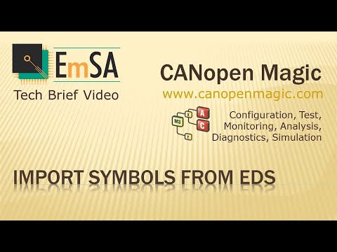 CANopen Magic: Get Symbols from EDS