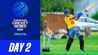 🔴 ECS Croatia, 2025 | Day 2 | 12 Aug 2025 | T10 Live Cricket | European Cricket