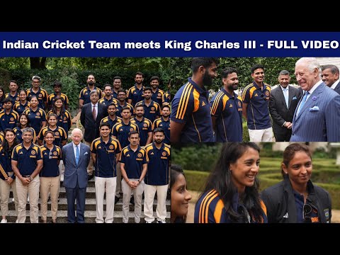 Indian Cricket Team meets King Charles III in London | Shubman Gill, Bumrah, Gambhir, Akash Deep