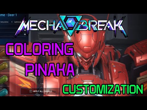 Mecha BREAK OBT Customization - Coloring Pinaka