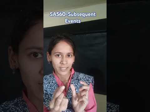 Trick  #SA560 #audit #shorts #education #exam  #cainternewsyllabus #subsequent #standardonauditing