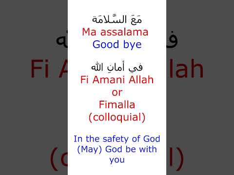 Arabic Greetings   #shorts