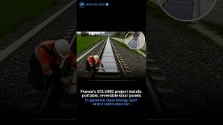 🇫🇷 France Turns Railway Tracks into Solar Power Stations! ☀️🚆 #success #successmindset