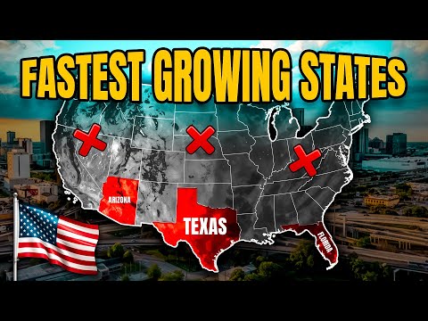 Top 10 Fastest Growing US States Everyone is Moving to