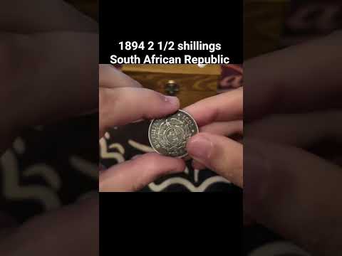 1894 2 1/2 south African Republic shillings #coincollecting #money #stackingsilver #coinscollection
