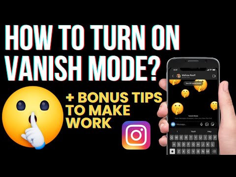 How to turn on VANISH Mode For Instagram? | Plus 4 Tips if Not Working!