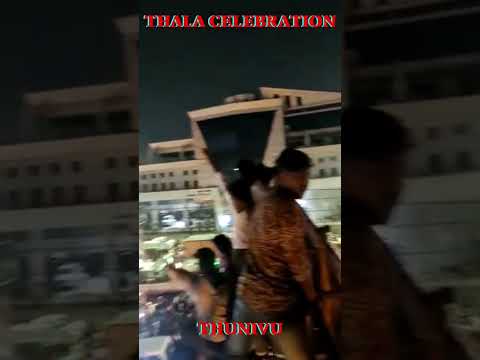 Thunivu FDFS | Thala Celebration | Thunivu Preimere | #thunivu | #thunivufdfs