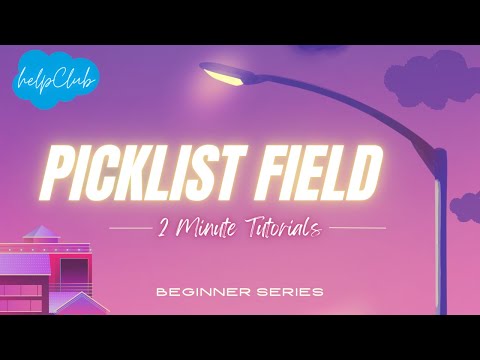 How to Create a Picklist Field in Salesforce - 2 Minute Tutorial