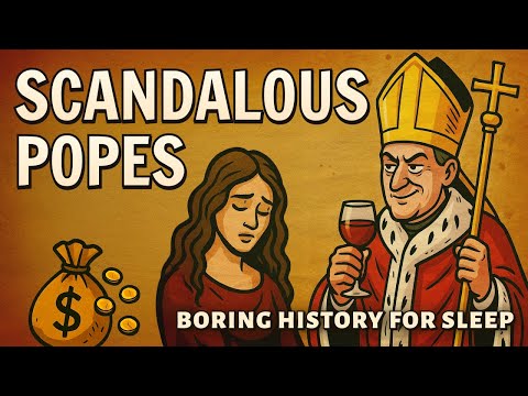 The SCANDALOUS Popes of the Middle Ages | Boring History for Sleep