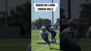 #raiders RB’s going through Drills 💪🏾🏴‍☠️#raidernation #raiderrundown #fyp #lasvegasraiders #fyp