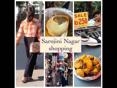 Delhi Sarojini Nagar shopping Vlog