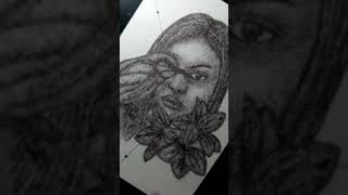 Dotwork style #dotwork #art #sketch #portrait #tattooart