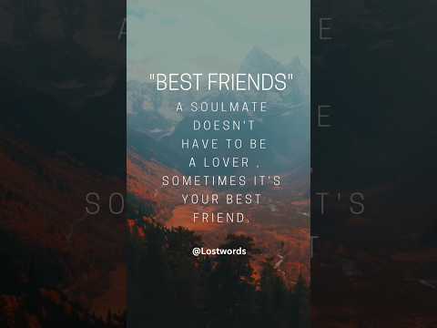 🎭 soulmate sirf lover nahi hota💔 kabhi kabhi best friend bhi hota hai 👯 #shorts #lostwords #trending