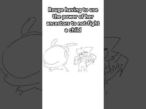 Rouge using the power of her ancestors to not fight a child #SonicTheHedgehog #sonic #animatic