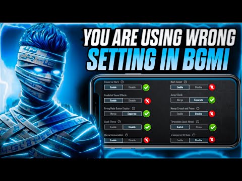 BGMI All Basic Control SETTINGS | Perfect BGMI Settings Guide | BGMI / PUBG Mobile