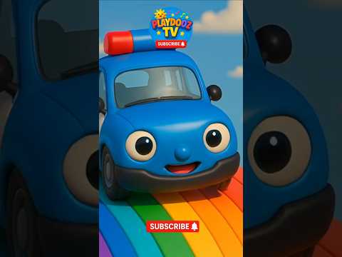 🚒🚑🚛🚜🚓🚙 The Big Color Surprise! All 6 Vehicles for Kids | Short #learncolors #LearnVehicles