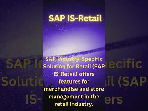 SAP Is-Retail