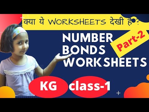 Number Bond Activity Worksheet For Kids,Bond Worksheet For Kids PART-2