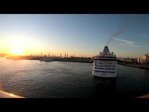 2019.09.24 Celebrity Constellation Entering & Leaving Port Cadiz Timewarp 30x - 300x 1080p