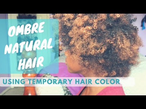 How to Color Natural Hair without Damaging it !